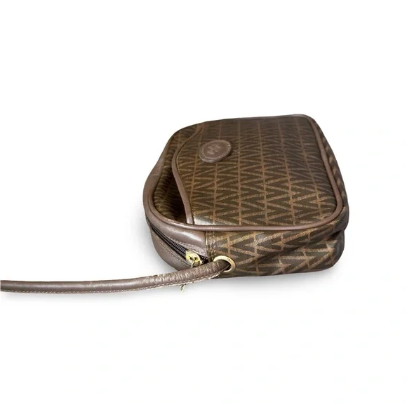 Mario Valentino Shoulder Bag in PVC & Leather Crossbody Mini Bag - Picture 3 of 9